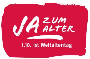BAGSO Bild-Schriftzug zum Weltaltentag