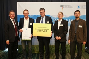 Auszeichnung Greifswald als Masterplan-Kommune, Foto BMUB Adler