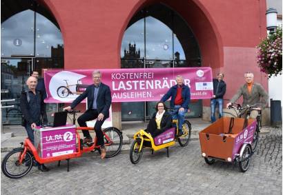 Lastenrder fr alle  Start des LARAProjektes Foto Pressestelle 26