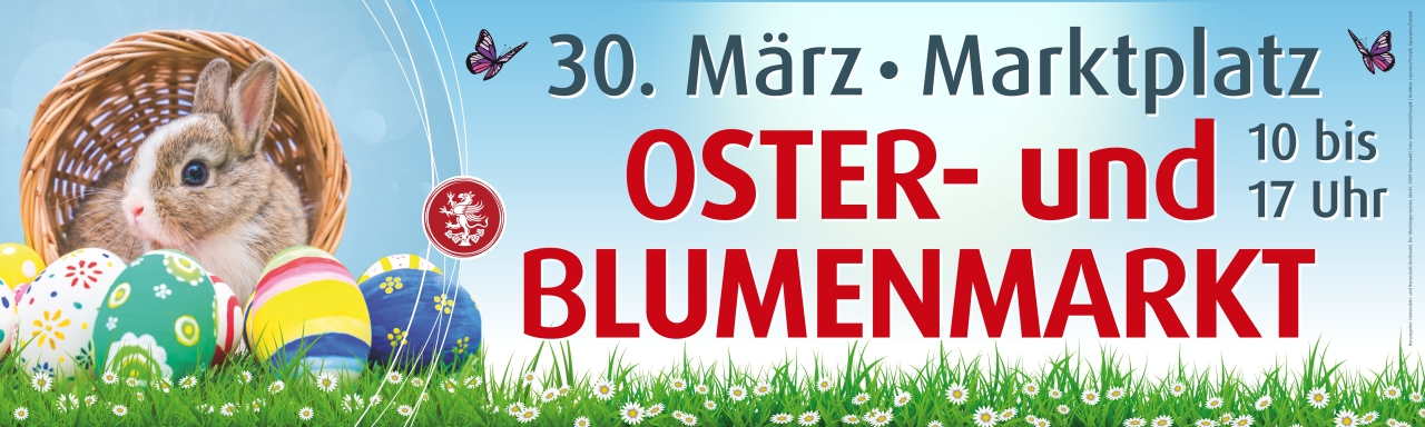 Banner Oster- und Blumenmarkt 2024