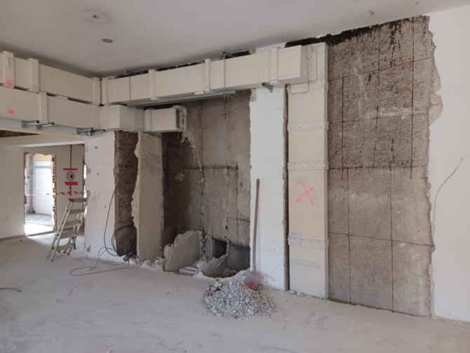 Entkernung Innenbereiche © Immobilienverwaltungsamt Entkernung Innenbereich im Bestandsgebäude