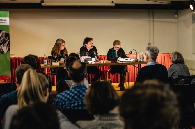 Lesung beim PolenmARkT © Wally Pruß Lesung beim PolenmARkT