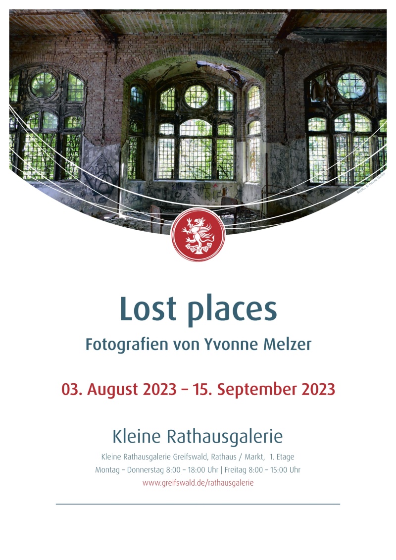Plakat zur Ausstellung Lost Places