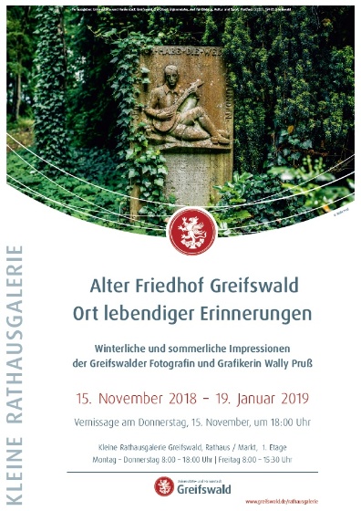 Plakatmotiv Kleine Rathausgalerie - © UHGW / Bildausschnitt: Wally Pruß Plakatmotiv Kleine Rathausgalerie