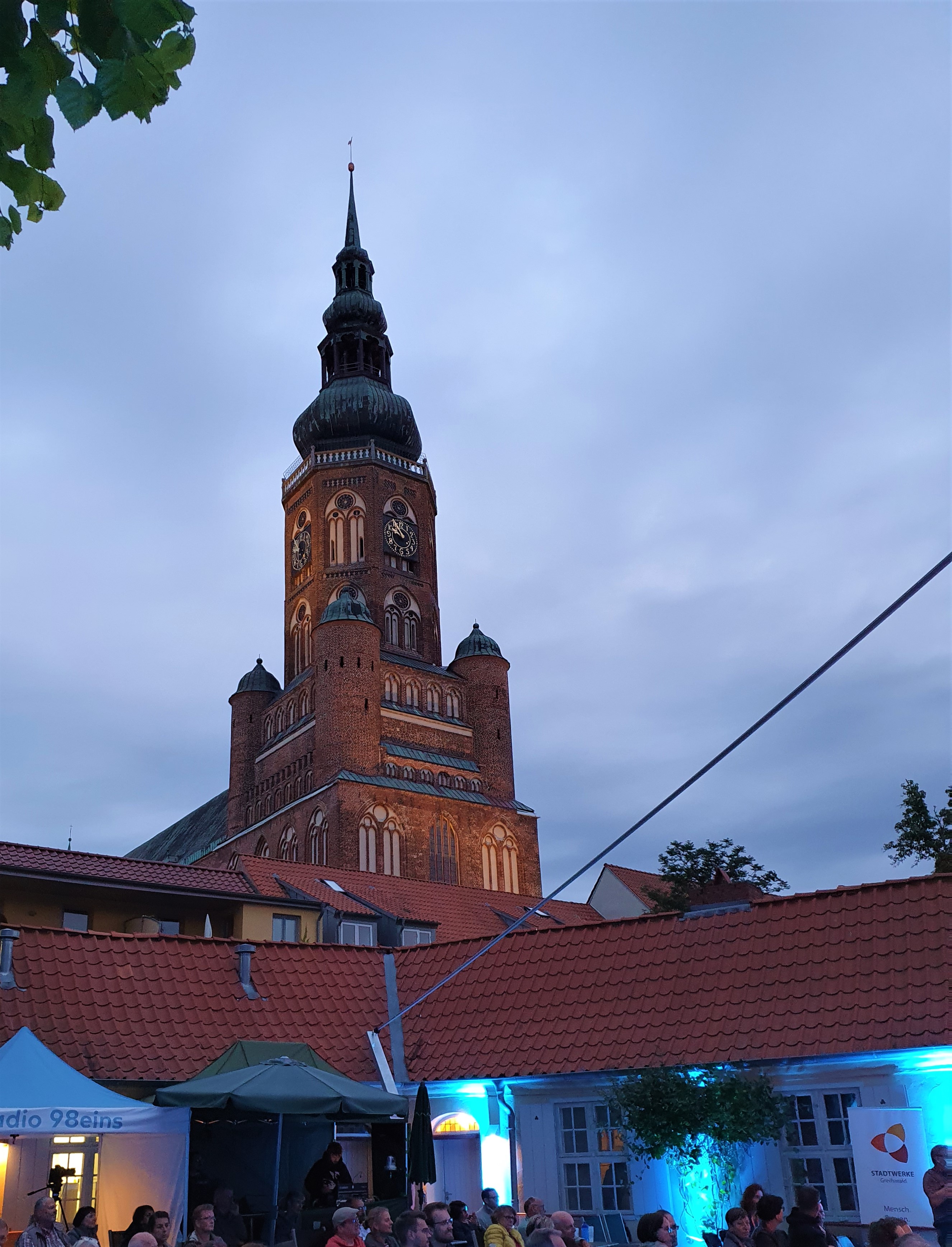 Eldenaer Jazz Evenings 2021, Blick auf den Dom, Foto: UHGW - Abteilung Kultur