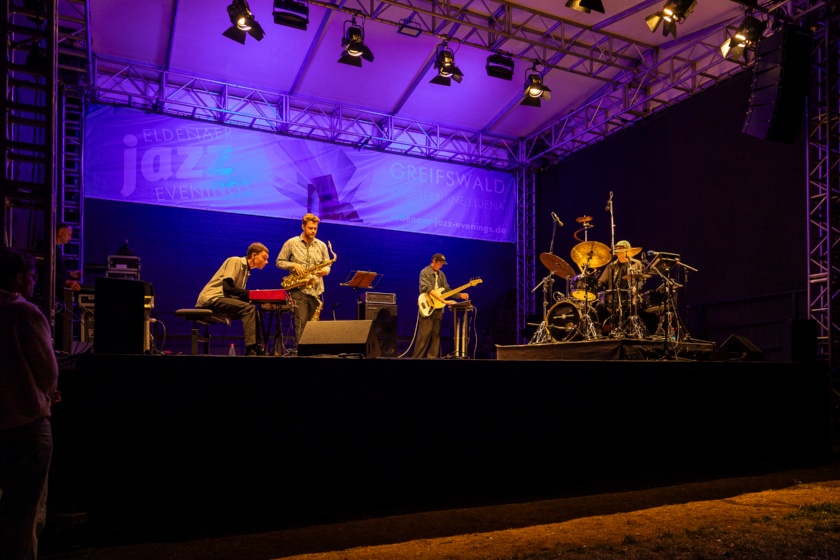 The Emanias Project auf der Bühne der Eldenaer Jazz Evenings - © Thomas Meyer The Emanias Project auf der Bühne der Eldenaer Jazz Evenings