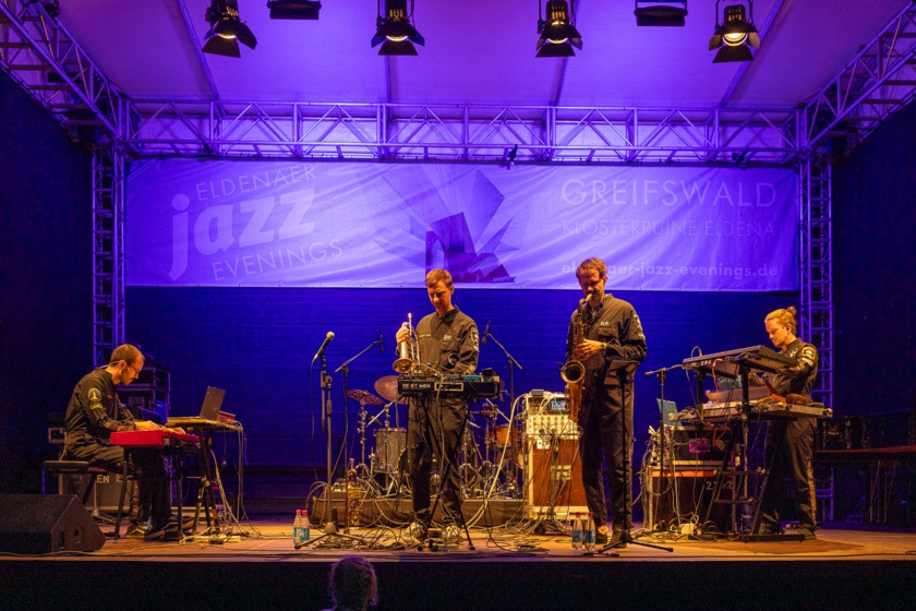 Rocket Men auf der Bühne der Eldenaer Jazz Evenings - © Thomas Meyer Rocket Men auf der Bühne der Eldenaer Jazz Evenings