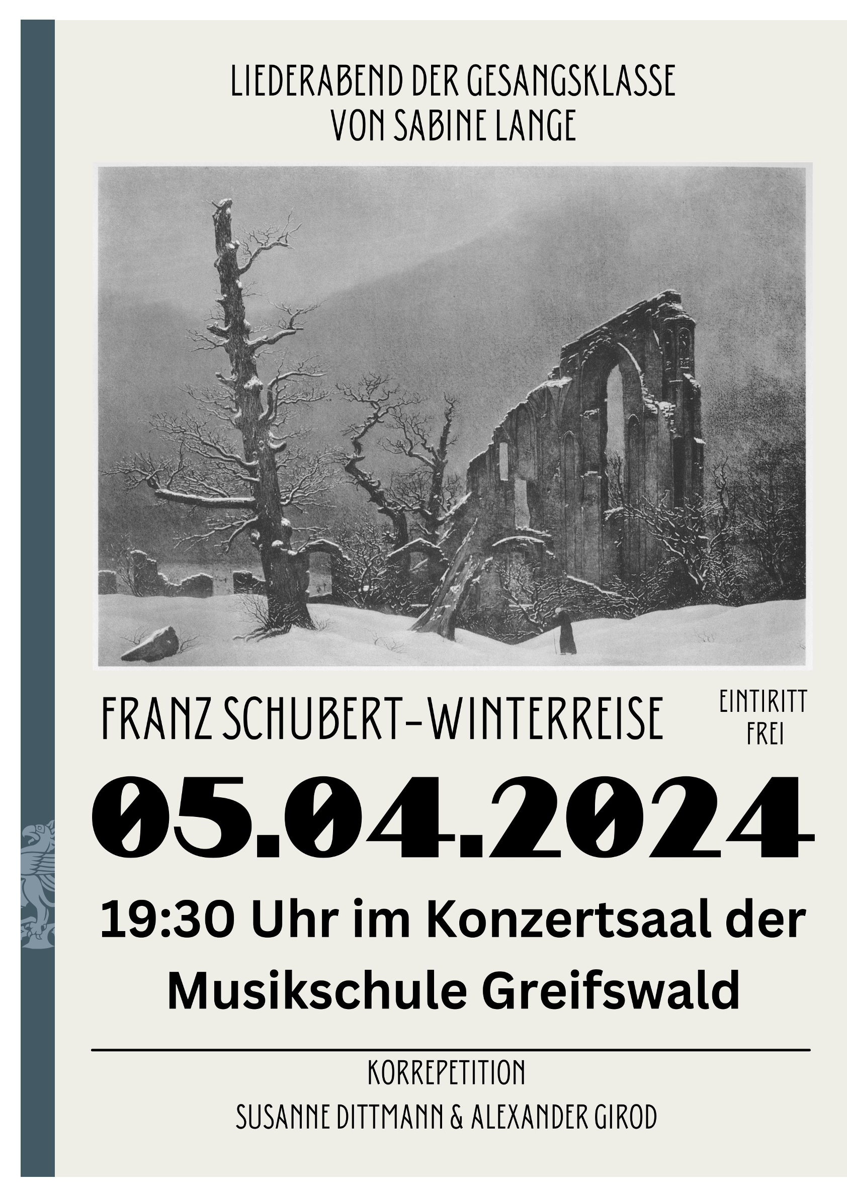 Plakat Winterreise