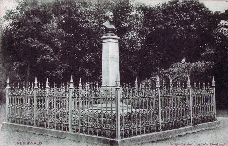 Päpke-Platz auf einer alten Postkarte, ca. 1906 - © Sammlung Jörg Tamm - © Jörg Tamm Päpke-Platz auf einer alten Postkarte, ca. 1906 - © Sammlung Jörg Tamm