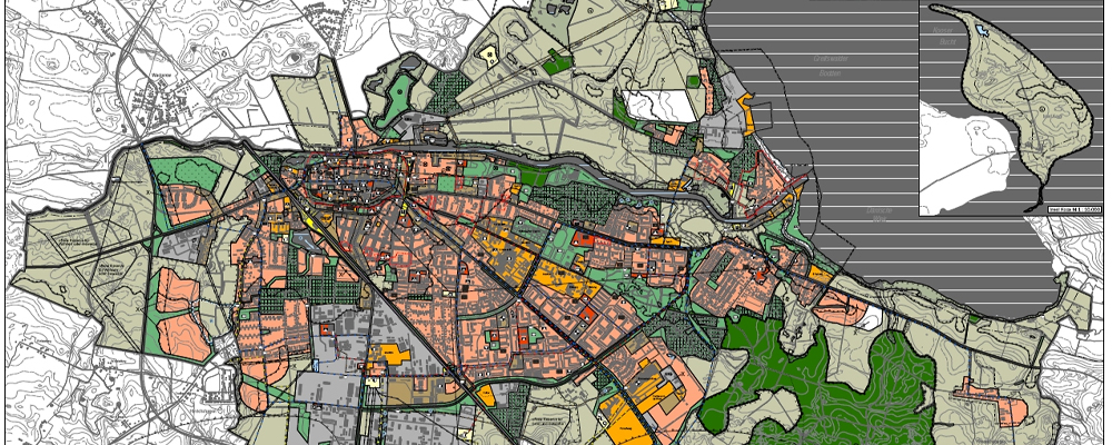 Kartenausschnitt zum Flächennutzungsplan