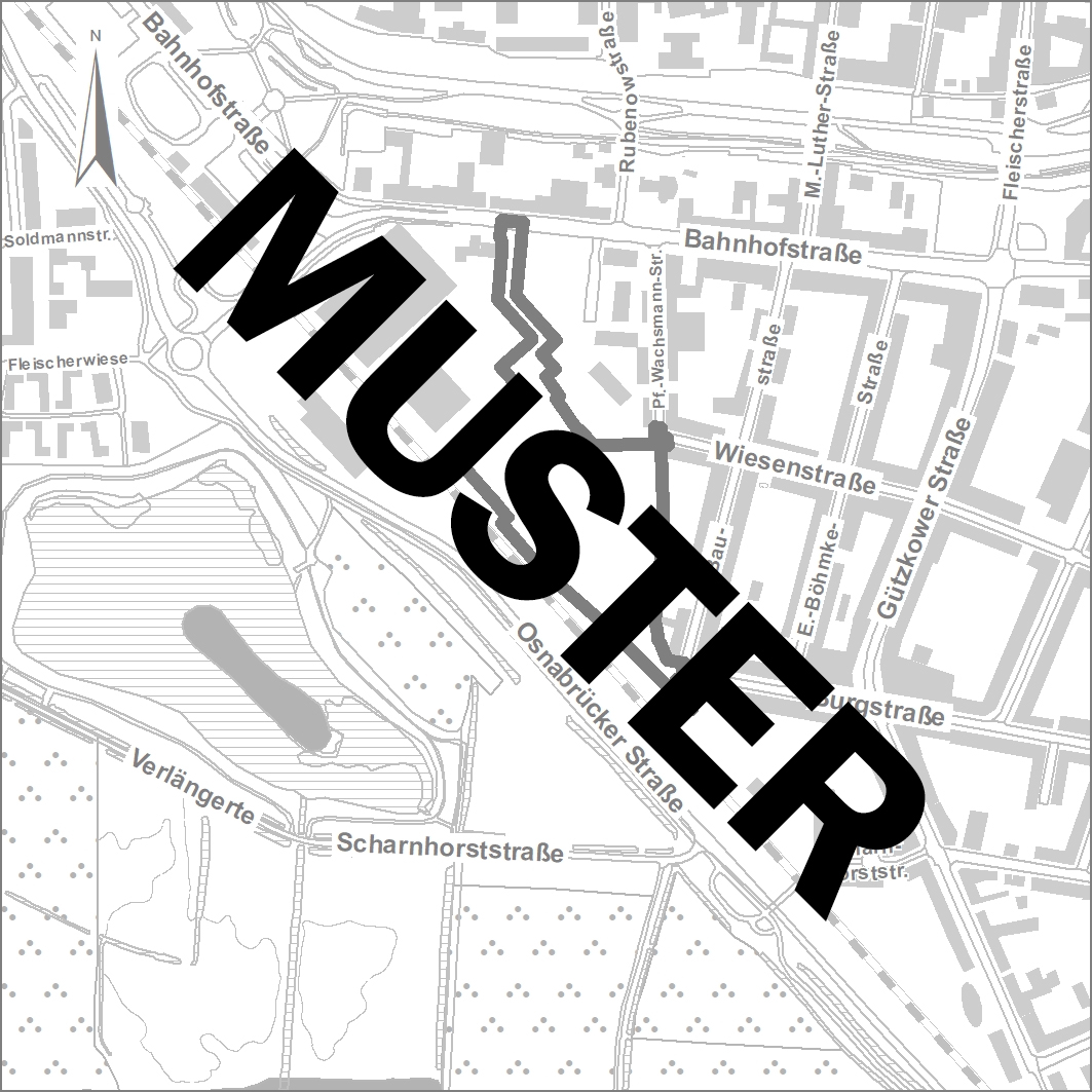 Muster Bebauungsplan