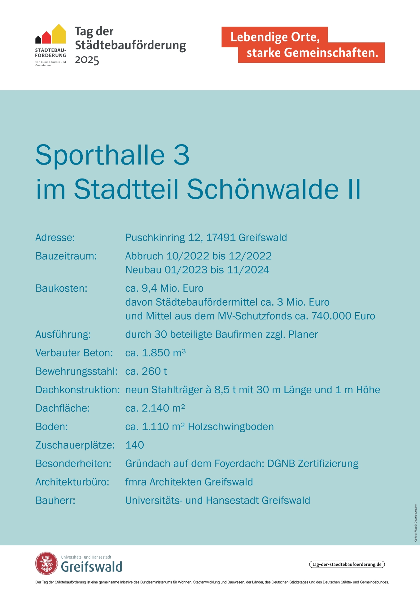 Plakat zum Tag der Städtebauförderung 2025