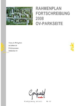 Rahmenplan Ostseeviertel Parkseite, Fortschreibung 2008, Titelseite