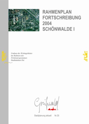 Rahmenplan Schönwalde I, Titelseite