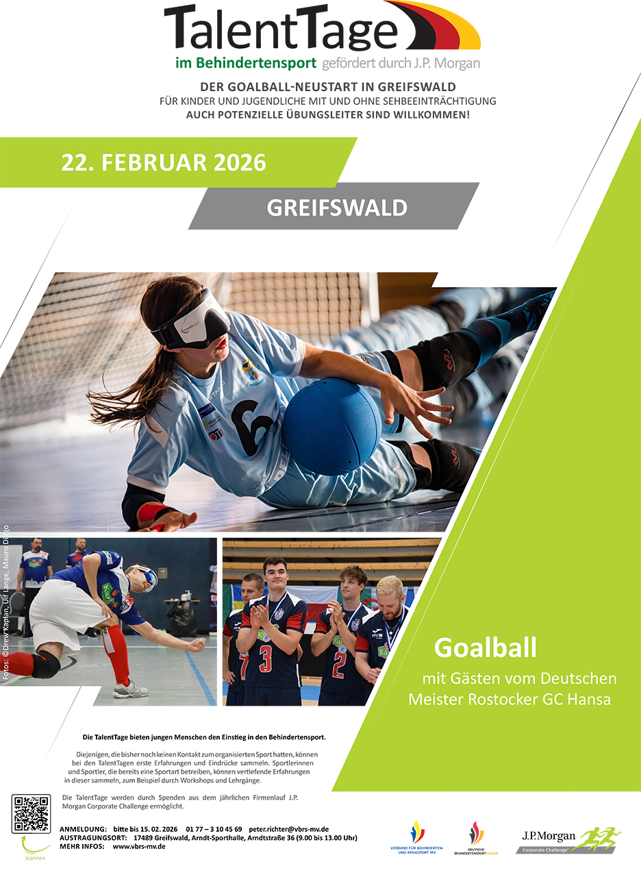 Plakat zum TalenteTag 2026 in Greifswald
