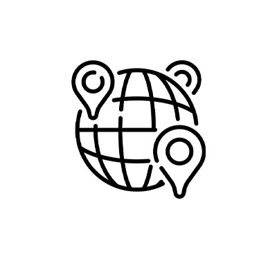 Icon einer Weltkugel