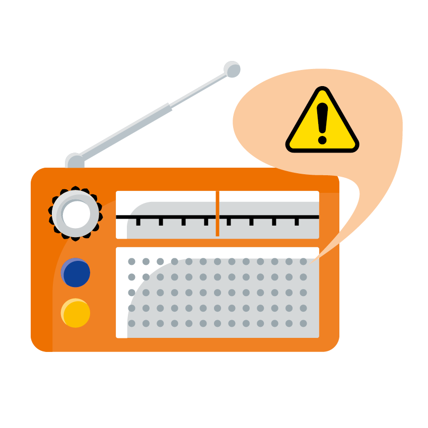 Zeichnung Radio