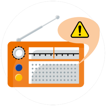 BBK Zeichnung Radio