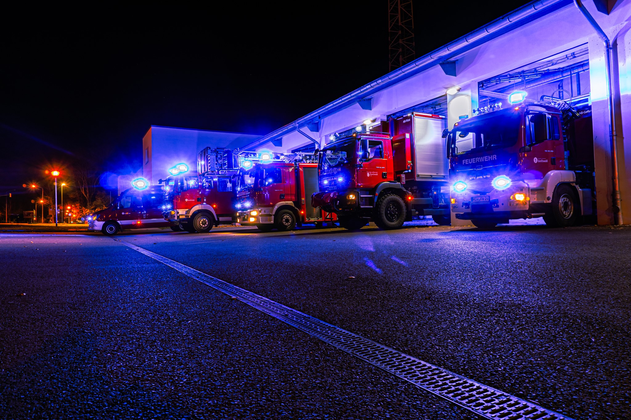 verschiedene Feuerwehrautos