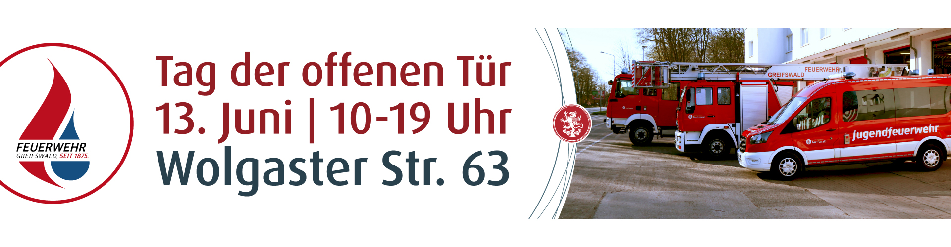 Werbung für den Tag der offenen Tür am 13.06.2026