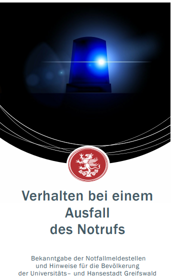 Blaulicht im Dunkeln