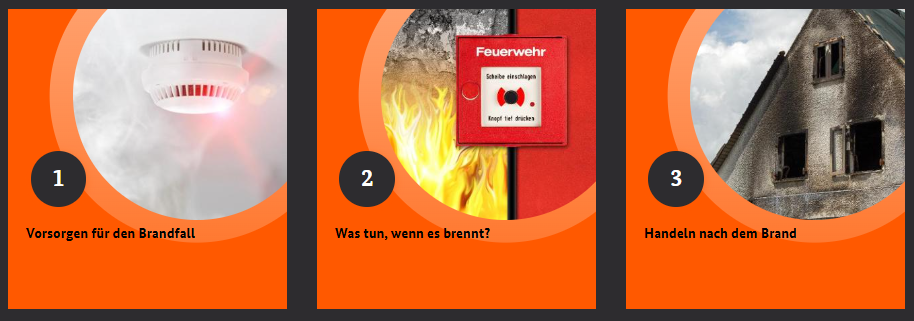 Verhalten bei Bränden