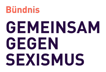 Logo vom Bündnis Gemeinsam gegen Sexismus