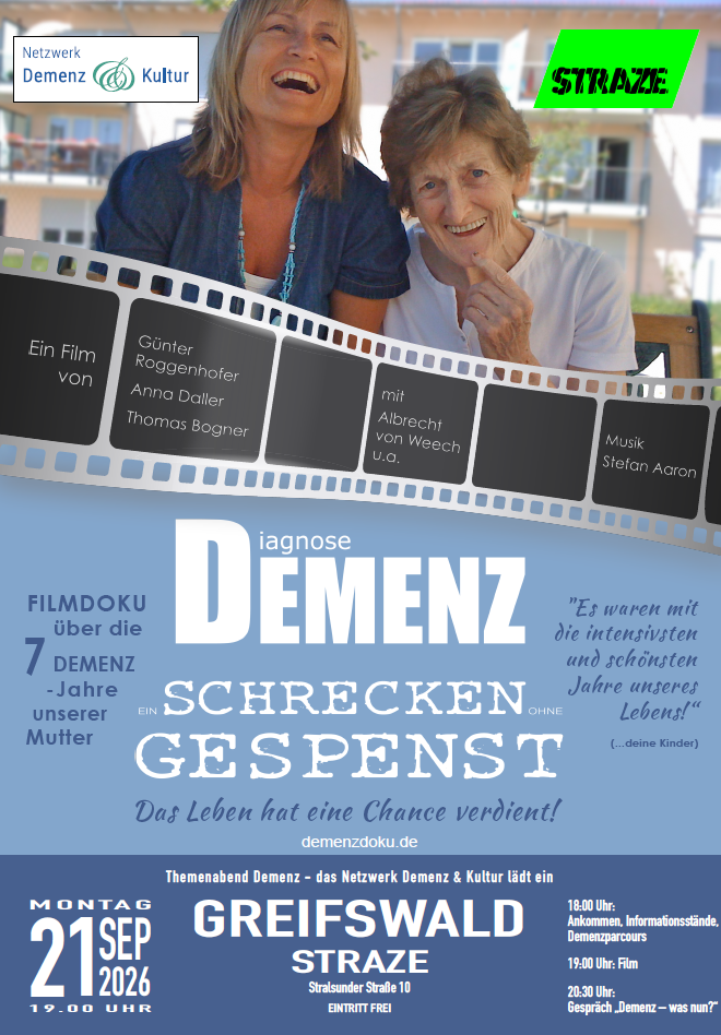 Plakat zur Eröffnungsveranstaltung zur Woche der Demenz am 21.09.2026