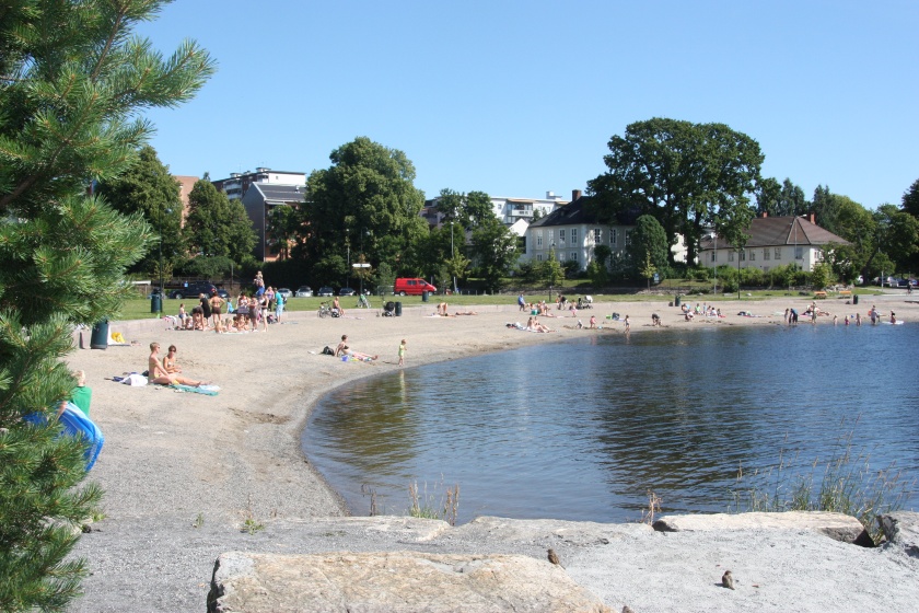 summer at Koigen - the city beach - © Stadt Hamar summer at Koigen - the city beach