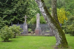 Grabanlage aus dem 19. Jahrhundert auf dem Neuen Friedhof