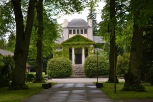 Das Krematiorium auf dem neuen Friedhof.