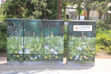 legale Graffiti Rosengarten