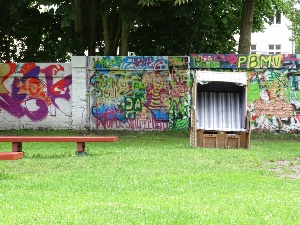 Graffitiwand im Klex