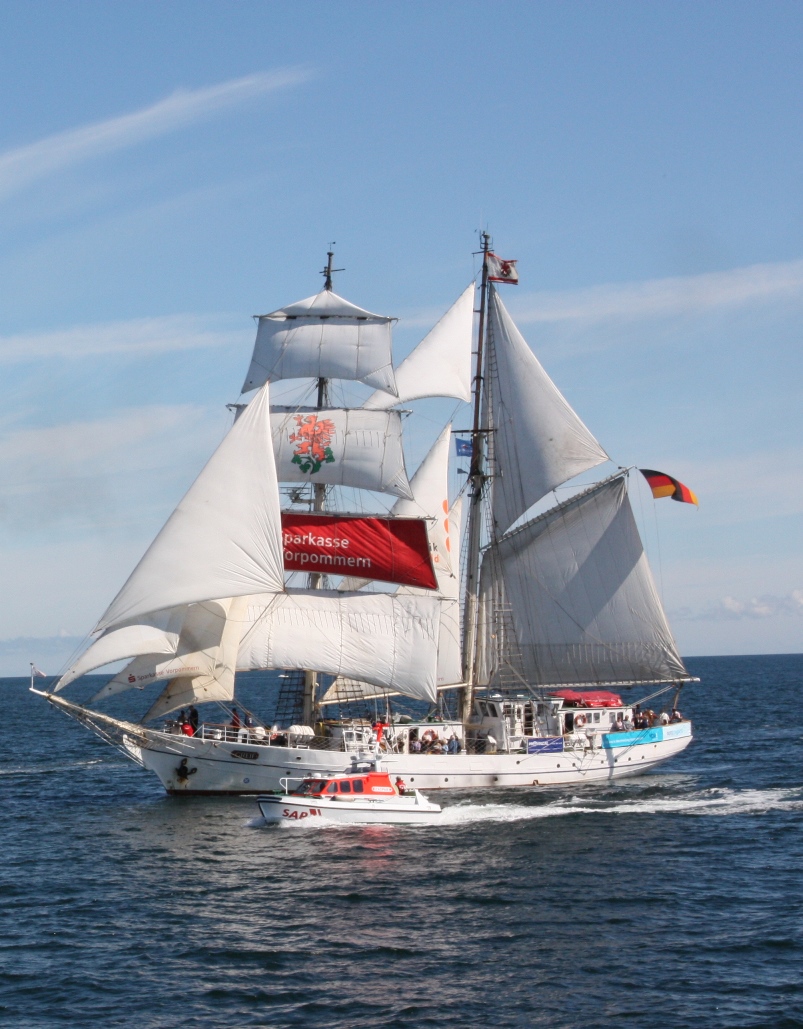 Greif bei Hanse Sail, Foto Mario-Alois Langforth