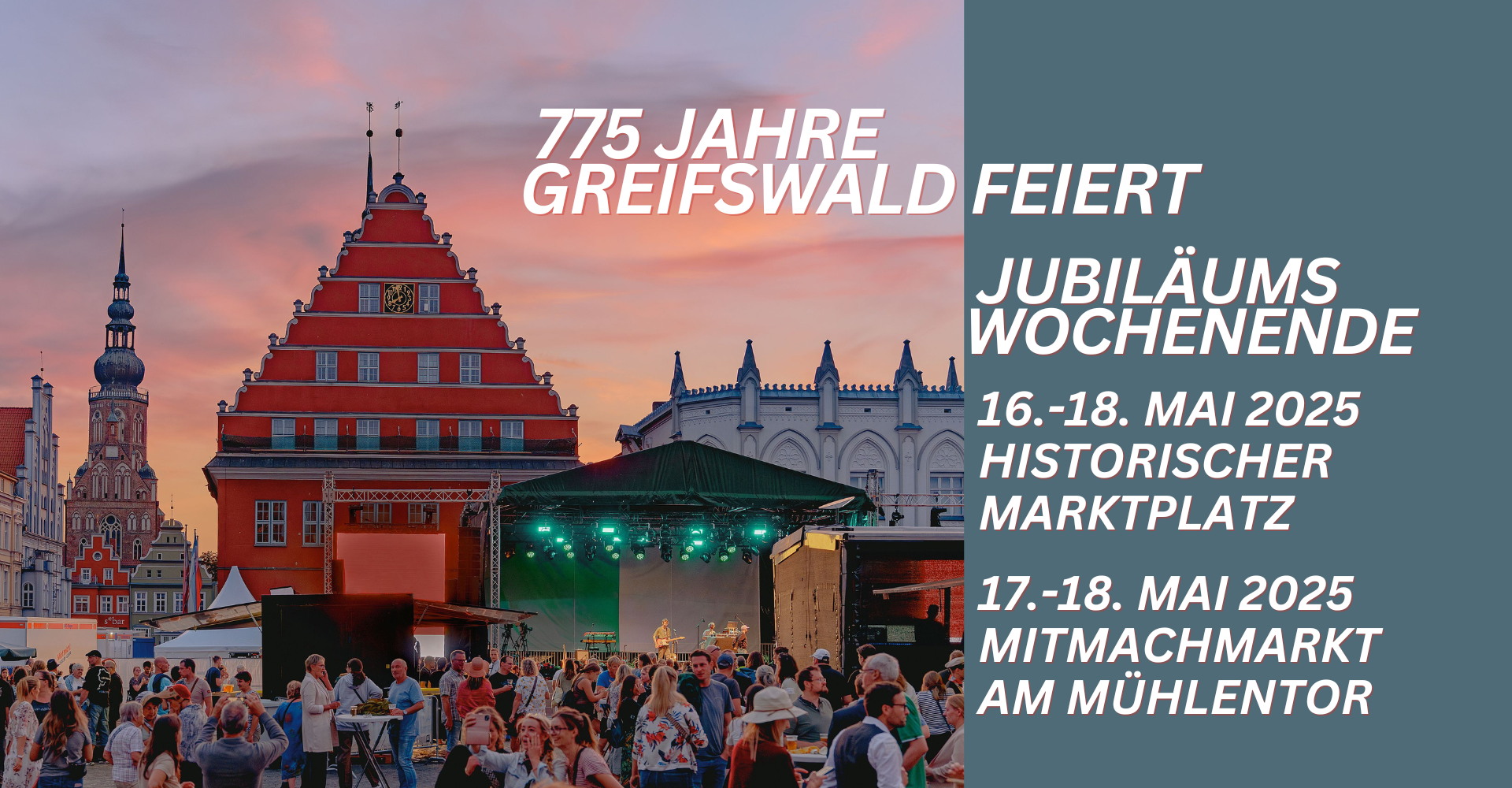 775 JAhre Greifswald feiert Jubiläumswochenende (1)