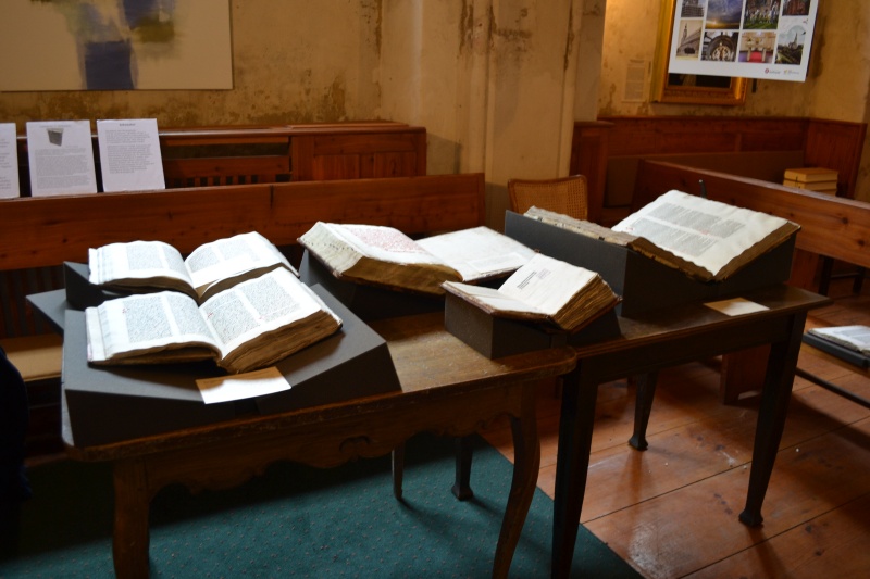 Blick in die Bibliothek des Geistlichen Ministeriums