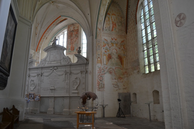 Mittelalterliche Ausmalung im südlichen Teil des Kirchenraumes