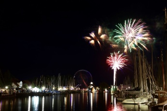 Feuerwerk beim Fischerfest Gaffelrigg 2019