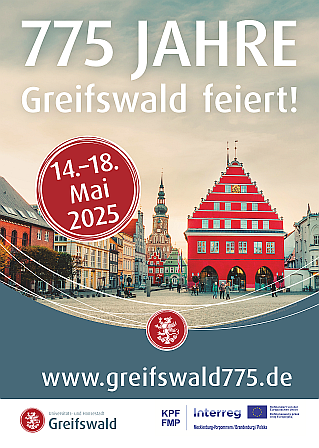 Plakat 775 Jahre Greifswald