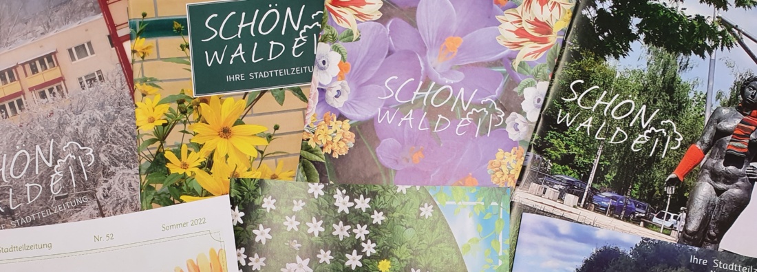 Stadtteilzeitung Schönwalde II © Quartierskoordination der Universitäts- und Hansestadt Greifswald Mehrere Stadtteilzeitungen liegen verteilt