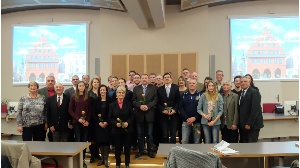 Gruppenbild vom Sportehrentag 2016, der am 30.11.2016 im Rathaus stattfand.
