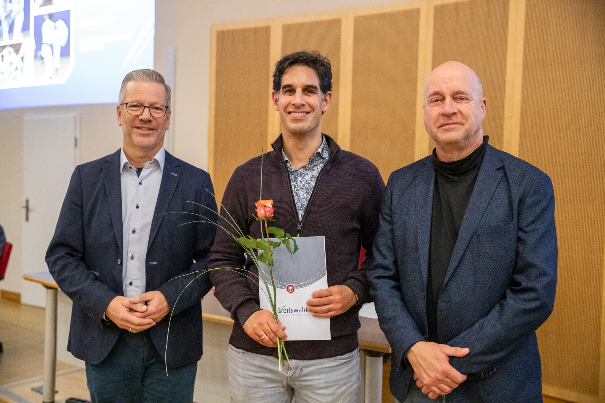 Dr. Stefan Fassbinder, Kian Rahbarnia und Tobias Nagel