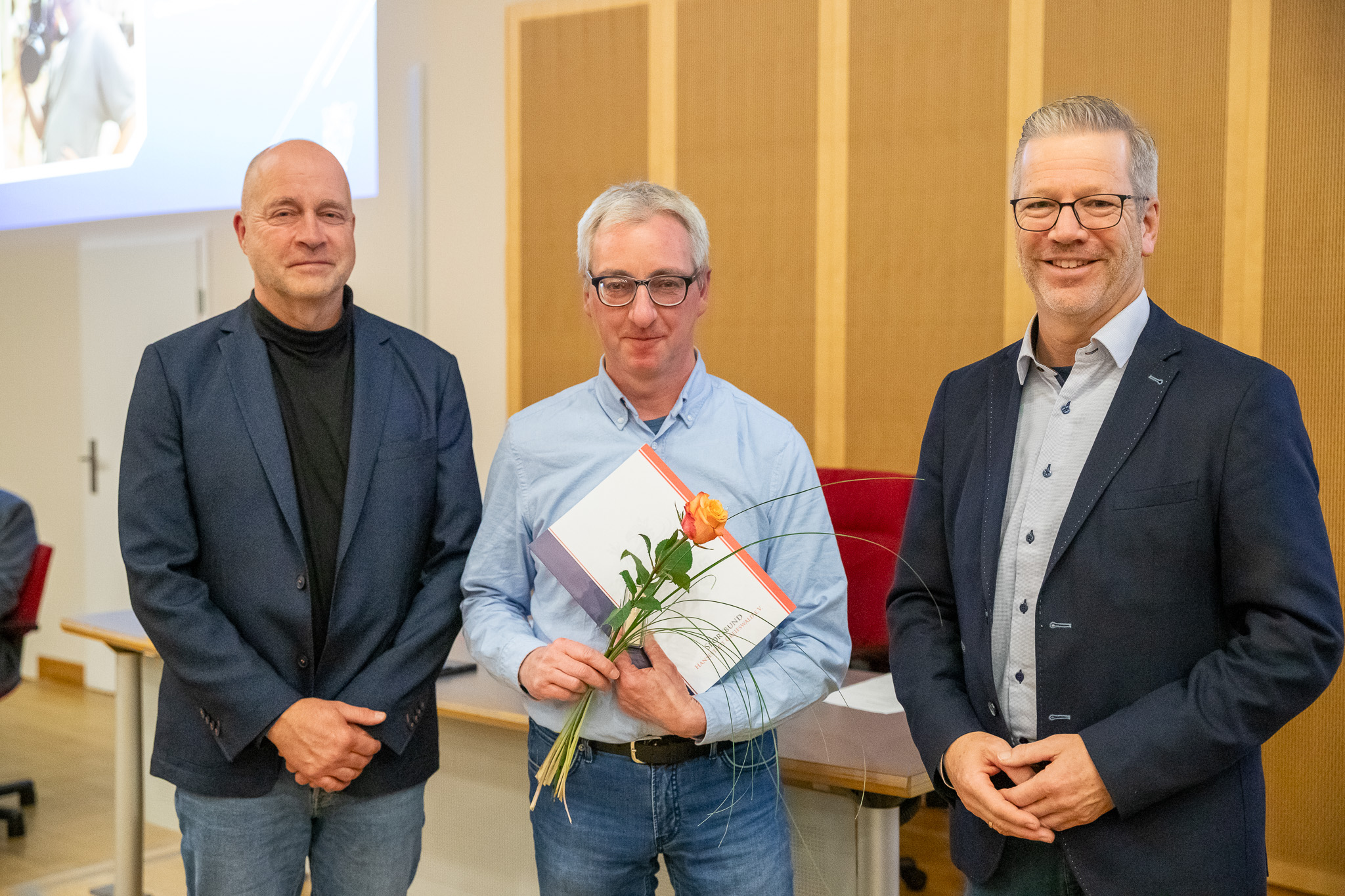 Tobias Nagel, Rainer Malz und Dr. Stefan Fassbinder