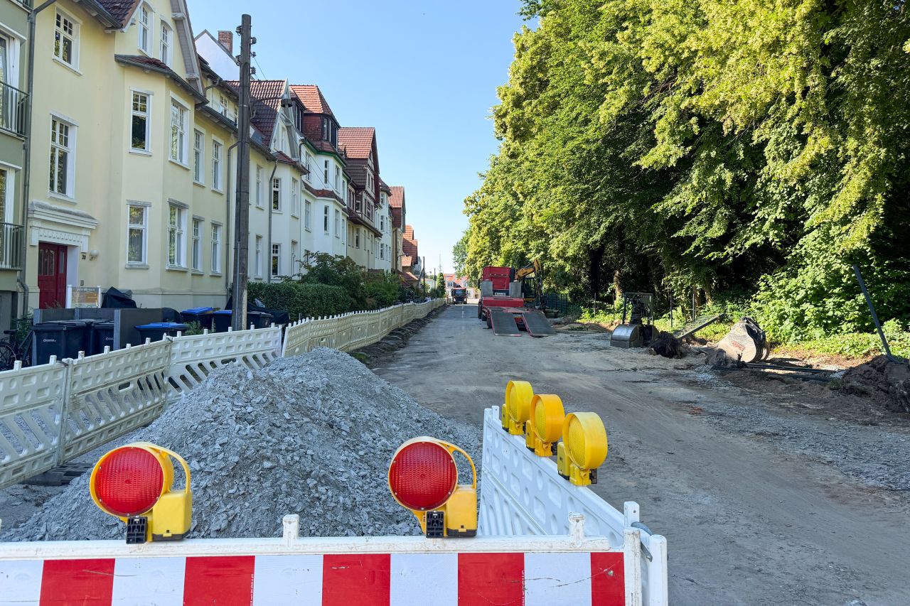 Baufortschriff Straße An den Wurthen Juni 2026