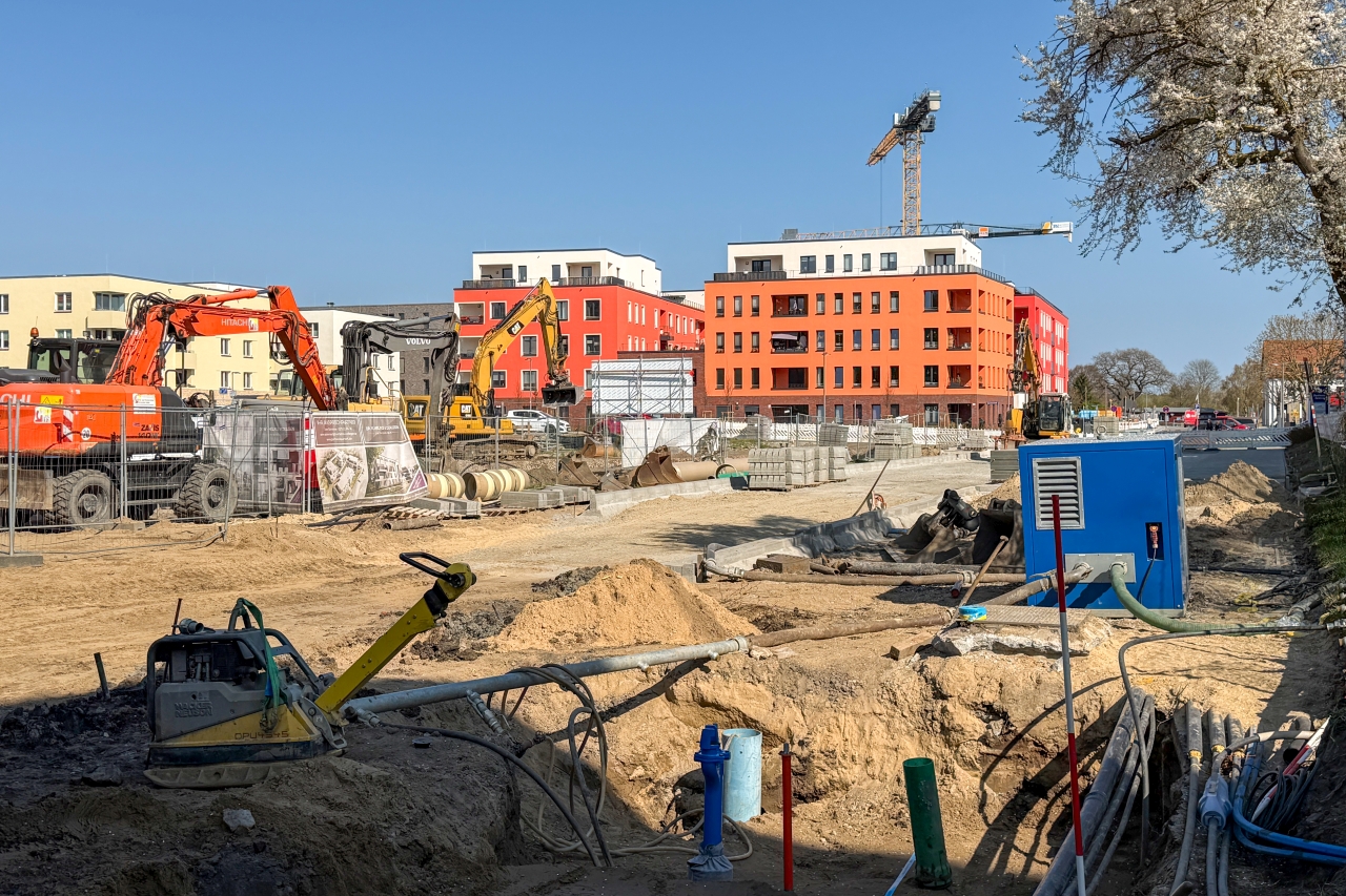 Baufortschritt Straße An den Wurthen April 2026