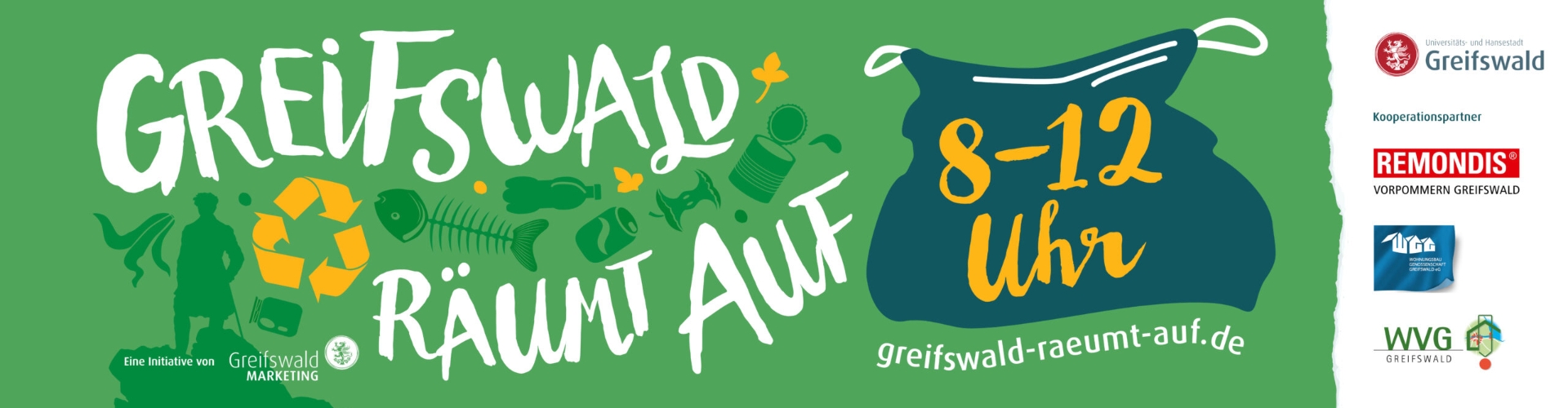 Aktionstag - Greifswald räumt auf - &copy; Greifswald Marketing GmbH
