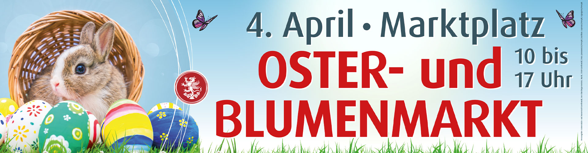 Banner Oster- und Blumenmarkt 2026 - &copy; Universitäts- und Hansestadt Greifswald
