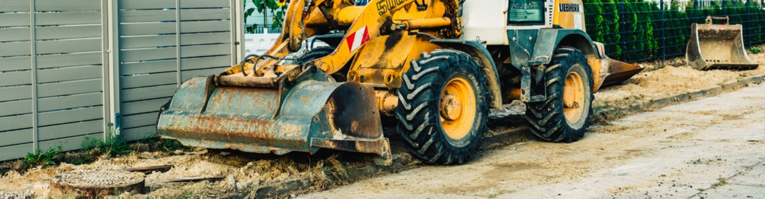 Baustelle © Wally Pruß Baggerarbeiten in Greifswald