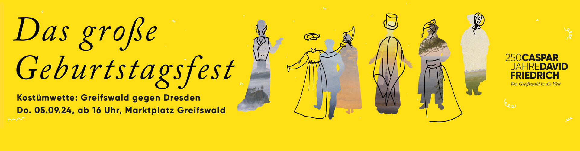 Bühnenbild Geburtstagsfest CDF 1920x500px 72dpi - &copy; Grafik (c) Igel und Ente
