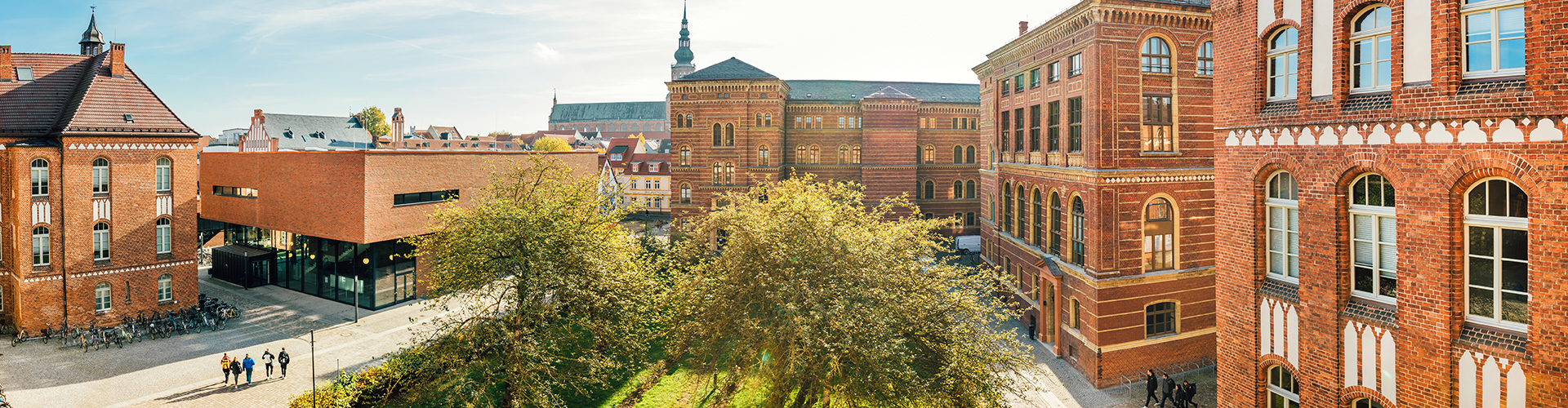 In der Innenstadt von Greifswald befindet sich der Campus Loefflerstraße der Universität Greifswald